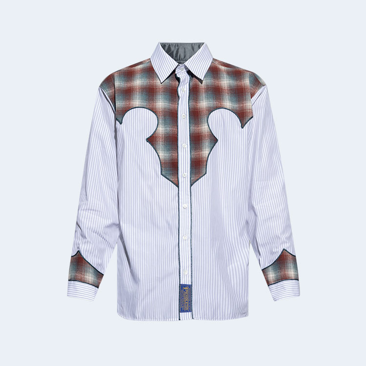 메종 마르지엘라 패브릭 멀티컬러 셔츠